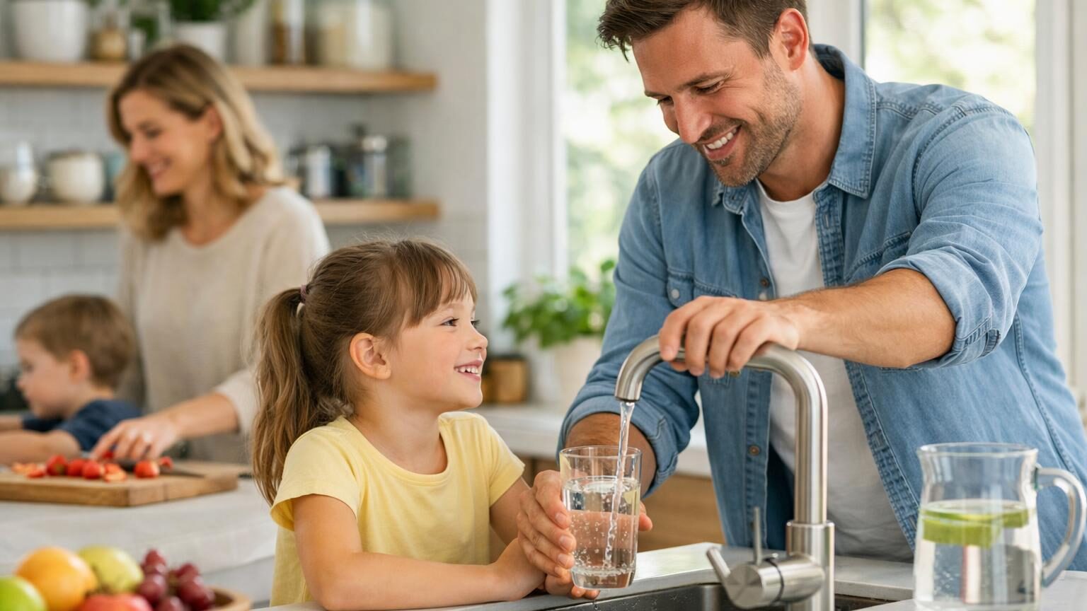 Umkehrosmoseanlage für Zuhause – sauberes Trinkwasser für Familien mit Kindern
